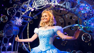 Sophie Evans (Glinda) says being in the show is a dream come true. Pic: Matt Crocket